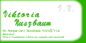viktoria nuszbaum business card